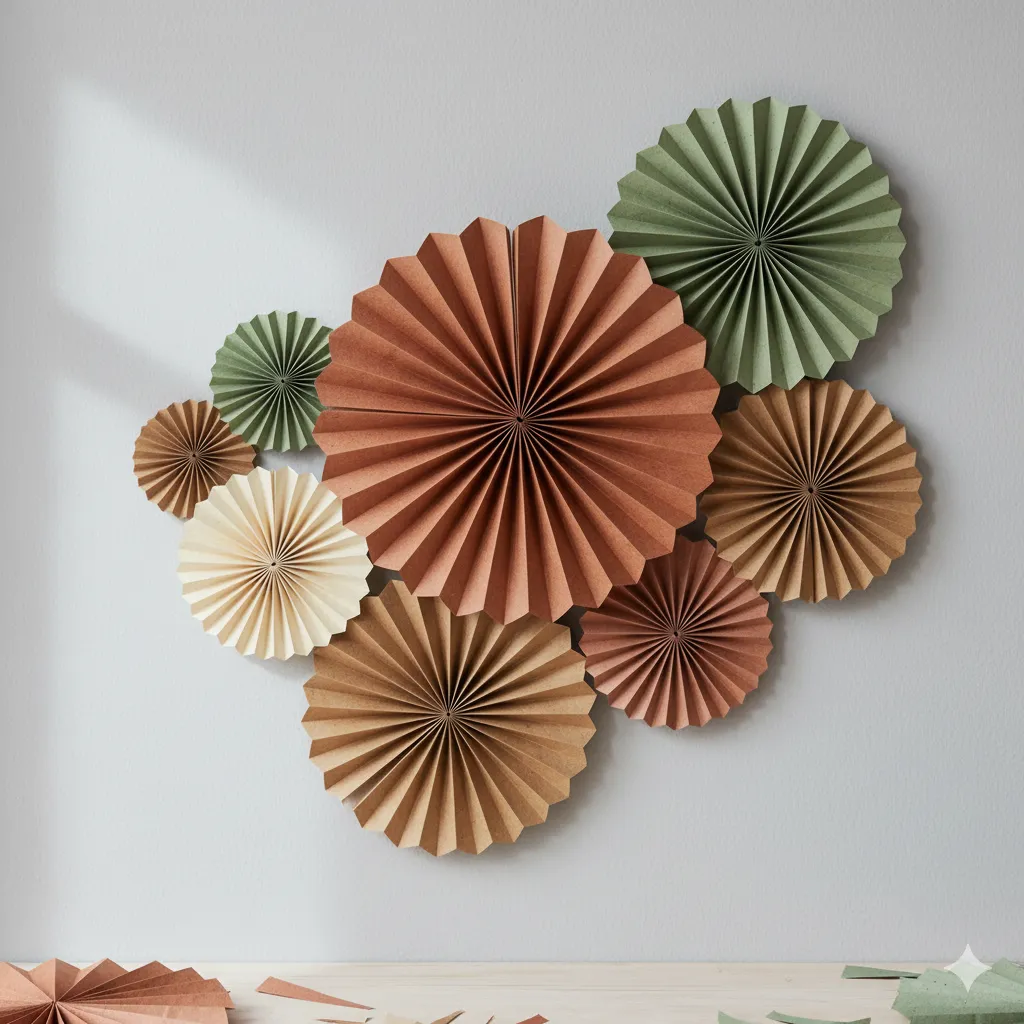 Recycled Paper Rosettes